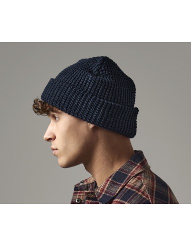 B-B422-Classic Waffle Knit Beanie